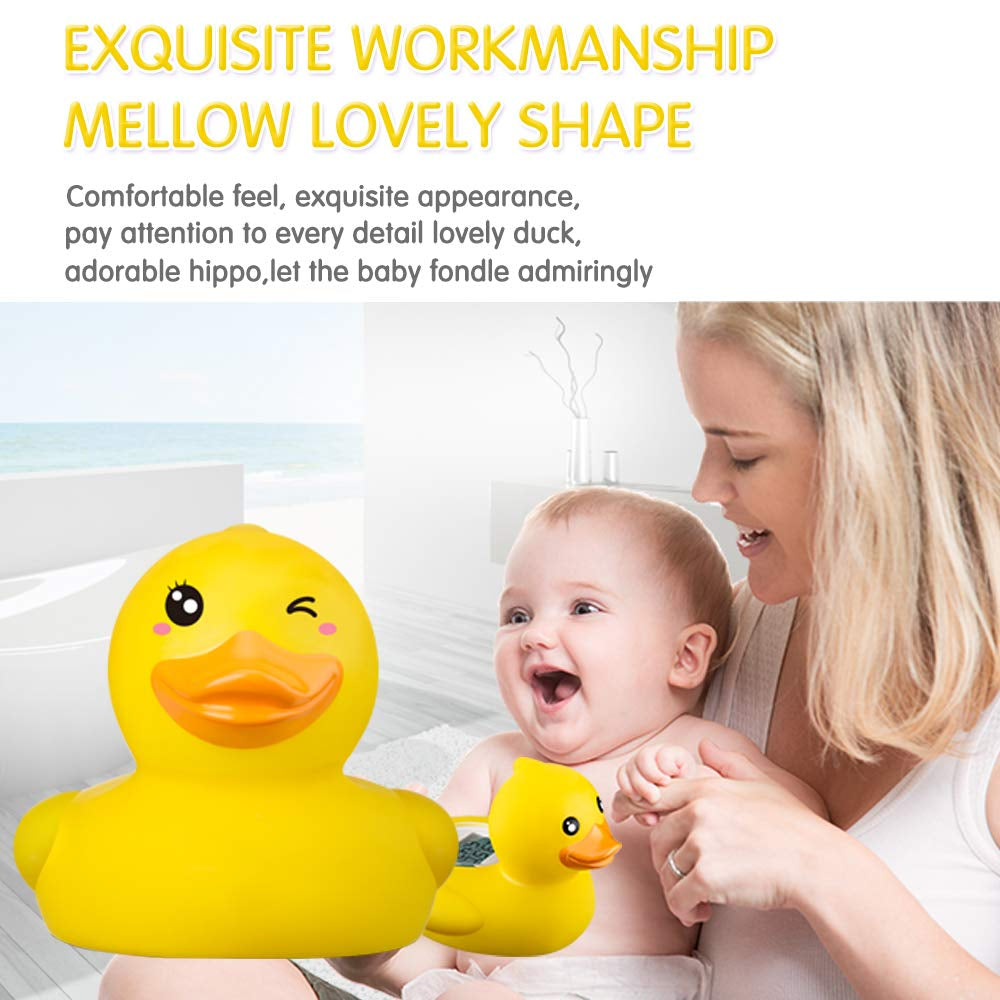 Baby Bath Thermometer, Safety Water Temperature Monitor, Winking Duck