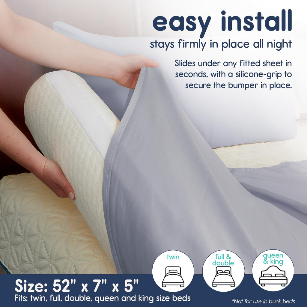 2-Pack, Foam Bed Bumper for Toddlers, Foam Bed Rail for Toddlers