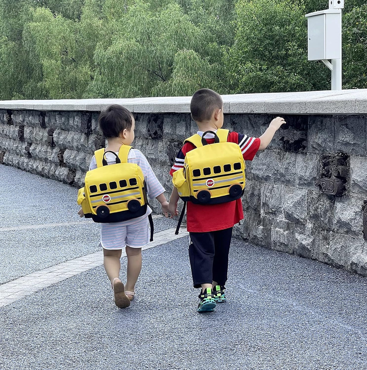 Kids Backpack for Boys Preschool Bookbags Cute Toddler Daycare Bags