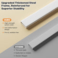 3 Piece Toddler Bed Rail for King Size Beds, Adjustable Baby Safety Guard Gray 01